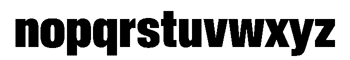 Baikal ExtraCondExtBd 5e055203 Font LOWERCASE