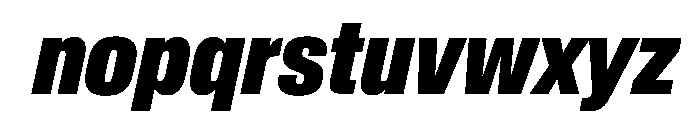Baikal ExtraCondExtBdIta 417c0ad8 Font LOWERCASE