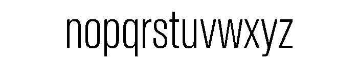 Baikal ExtraCondExtLt 6a9294f3 Font LOWERCASE