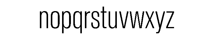 Baikal ExtraCondExtLt 920a2ce2 Font LOWERCASE
