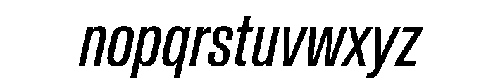 Baikal ExtraCondIta A752cd90 Font LOWERCASE