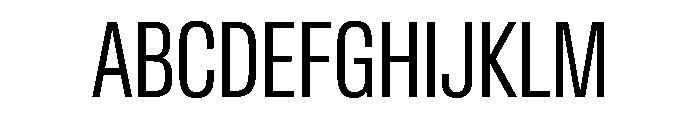 Baikal ExtraCondLight 772922aa Font UPPERCASE