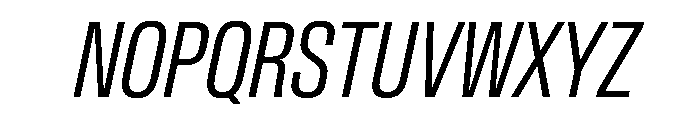 Baikal ExtraCondLightIta 2421daae Font UPPERCASE