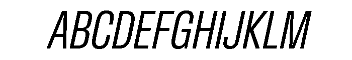 Baikal ExtraCondLightIta C6e5243b Font UPPERCASE