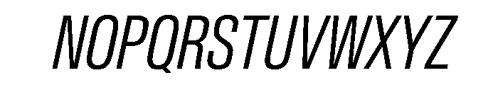Baikal ExtraCondLightIta C6e5243b Font UPPERCASE