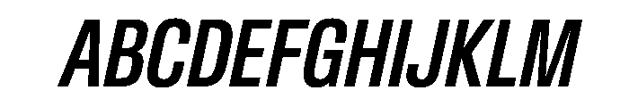 Baikal ExtraCondMedIta 9c74e536 Font UPPERCASE