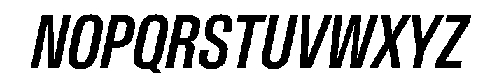 Baikal ExtraCondMedIta 9c74e536 Font UPPERCASE