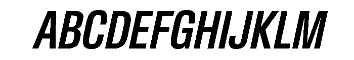 Baikal ExtraCondMedIta Be1bca0a Font UPPERCASE