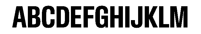 Baikal ExtraCondSemBd Ee5a0501 Font UPPERCASE