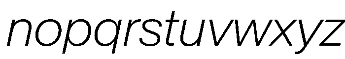 Baikal ExtraLightItalic 659d7187 Font LOWERCASE