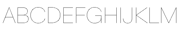 Baikal Hairline 2482b211 Font UPPERCASE