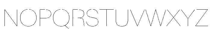 Baikal Hairline 2482b211 Font UPPERCASE