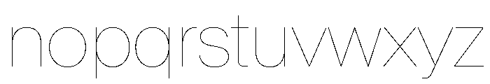 Baikal Hairline 2482b211 Font LOWERCASE