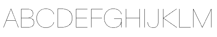 Baikal Hairline 8a904b7e Font UPPERCASE