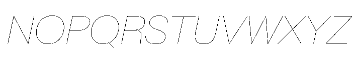 Baikal HairlineItalic F66adc4c Font UPPERCASE