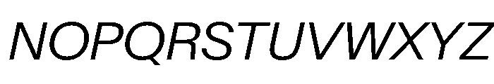 Baikal LightItalic 942493e4 Font UPPERCASE