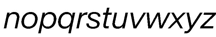 Baikal LightItalic 942493e4 Font LOWERCASE