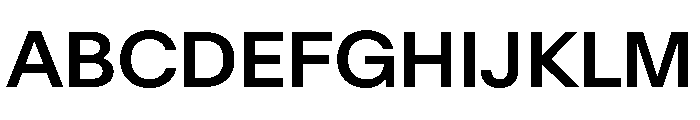 Baikal Medium Font UPPERCASE