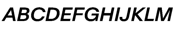 Baikal MediumItalic 4982528d Font UPPERCASE