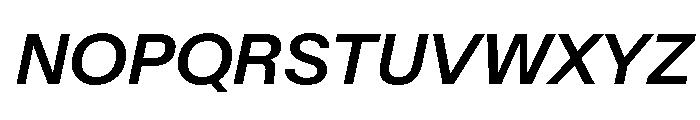 Baikal MediumItalic C082ed9e Font UPPERCASE