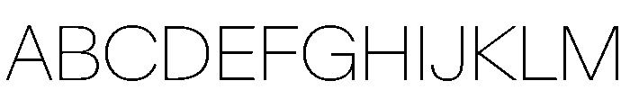 Baikal Thin 9bf18ac0 Font UPPERCASE