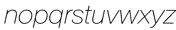 Baikal ThinItalic 9fb94fed Font LOWERCASE