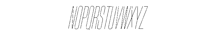 Baikal UCnHairlineIt 74552946 Font UPPERCASE