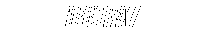 Baikal UCnHairlineIt 81c213b9 Font UPPERCASE