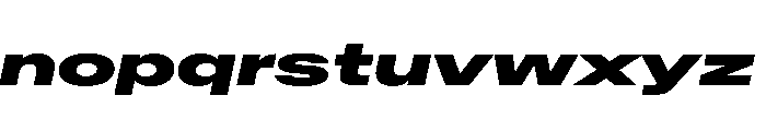 Baikal UltExpBlackIta F508f324 Font LOWERCASE