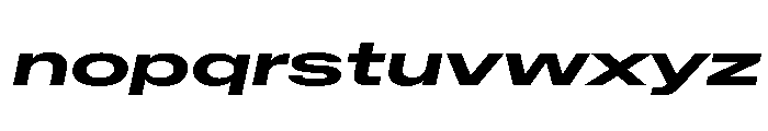 Baikal UltExpBoldIta Ea40d809 Font LOWERCASE