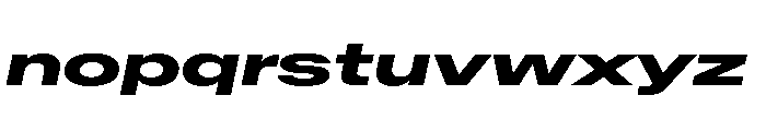 Baikal UltExpExtBdIta Bafb44de Font LOWERCASE