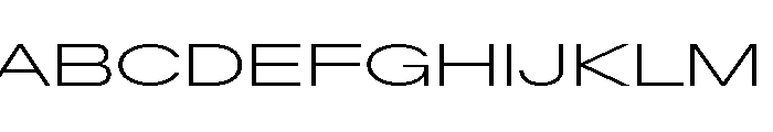 Baikal UltExpExtLt Edba621f Font UPPERCASE
