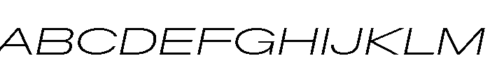 Baikal UltExpExtLtIta 3337d56f Font UPPERCASE