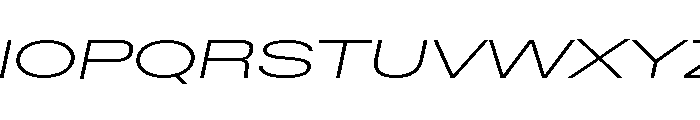 Baikal UltExpExtLtIta 3337d56f Font UPPERCASE