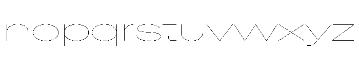 Baikal UltExpHairline Ba64504f Font LOWERCASE