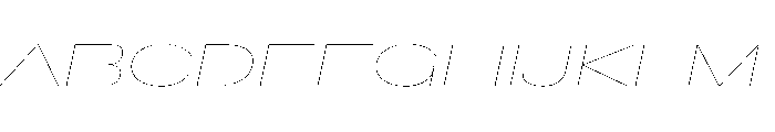 Baikal UltExpHairlineIta C7bb0ddc Font UPPERCASE