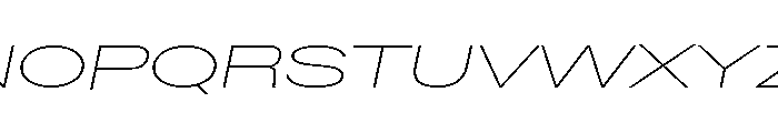 Baikal UltExpThinIta 124f8325 Font UPPERCASE