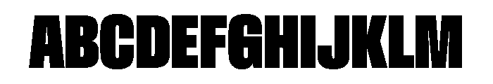 Baikal UltraCondBlack 40f911e7 Font UPPERCASE