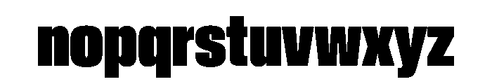 Baikal UltraCondBlack 53f65c83 Font LOWERCASE