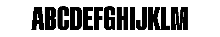 Baikal UltraCondBold 180e912b Font UPPERCASE
