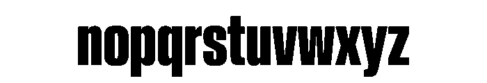 Baikal UltraCondBold A6f53056 Font LOWERCASE