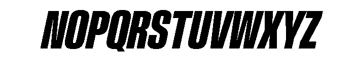 Baikal UltraCondBoldIta 896fc0c9 Font UPPERCASE