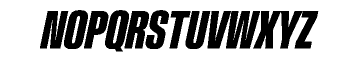 Baikal UltraCondBoldIta Ea2385ce Font UPPERCASE