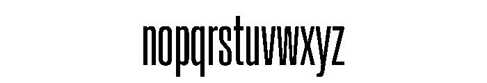 Baikal UltraCondBook F83bf250 Font LOWERCASE