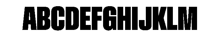 Baikal UltraCondExtBd 5fcc72a4 Font UPPERCASE