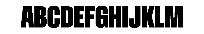 Baikal UltraCondExtBd 7969c6cb Font UPPERCASE