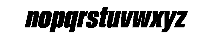 Baikal UltraCondExtBdIta 5af8b60c Font LOWERCASE