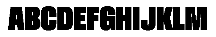 Baikal UltraCondExtBlk 9d3bdbc5 Font UPPERCASE