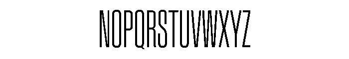 Baikal UltraCondExtLt A03fcd3d Font UPPERCASE