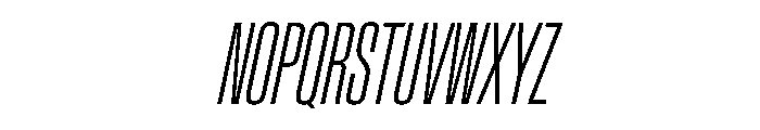 Baikal UltraCondExtLtIta B3f76119 Font UPPERCASE